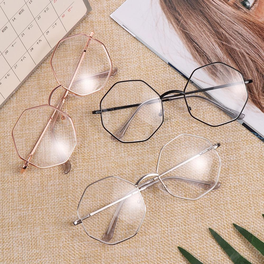 New Fashion Eyeglasses Hexagon Frame Reading Glasses Eyewear Men and Women - FunkyTradition