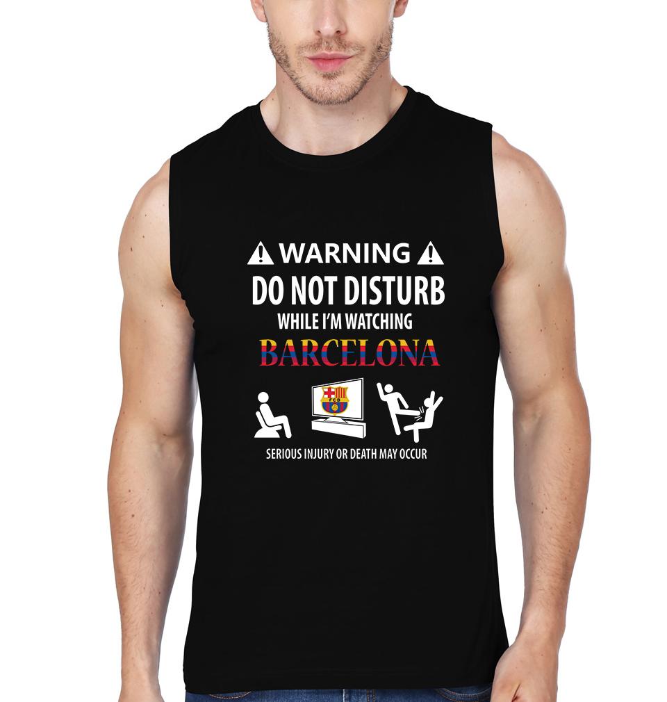 Warning FCB Men Sleeveless T-Shirts-FunkyTradition