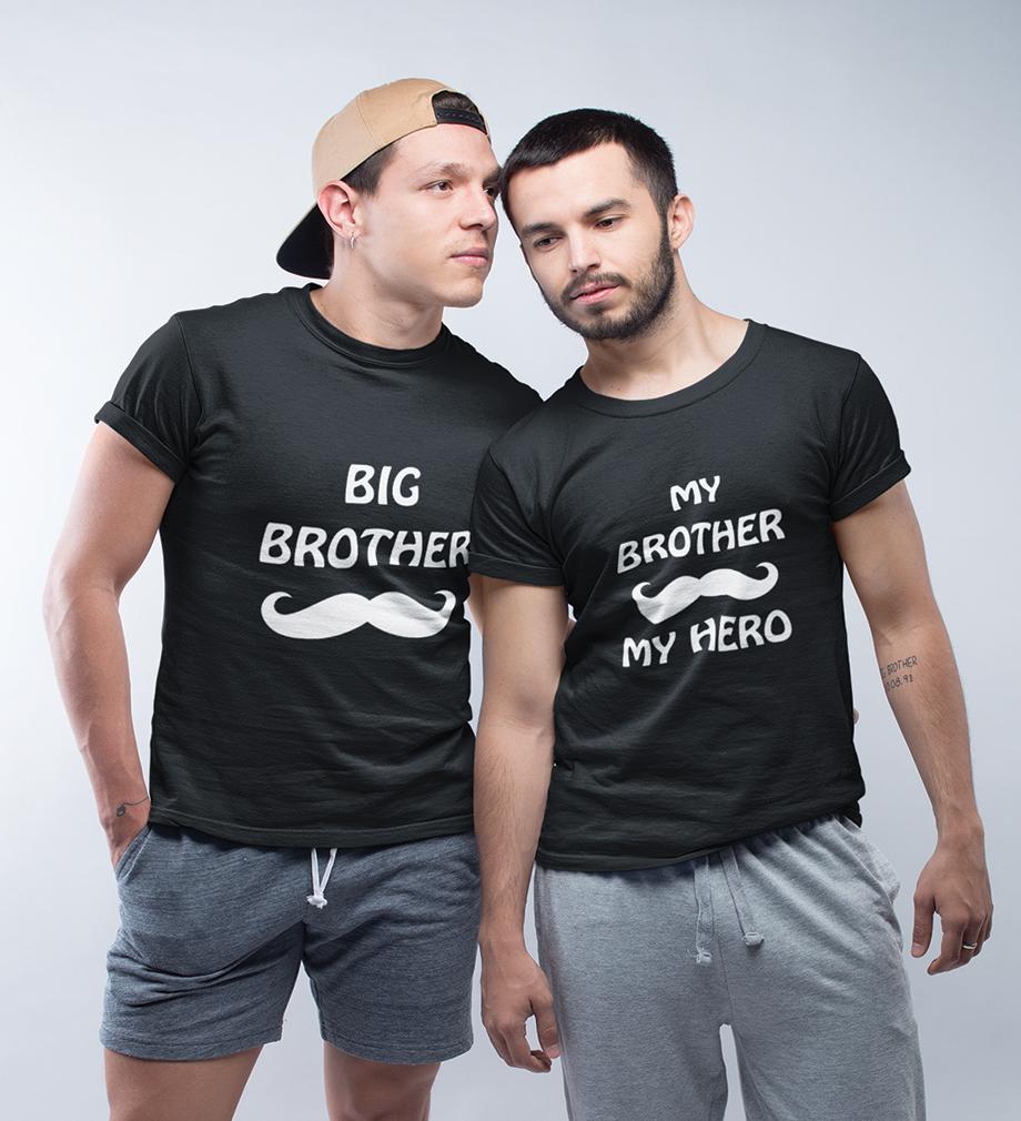 My Brother My Hero Brother-Brother Half Sleeves T-Shirts -FunkyTradition