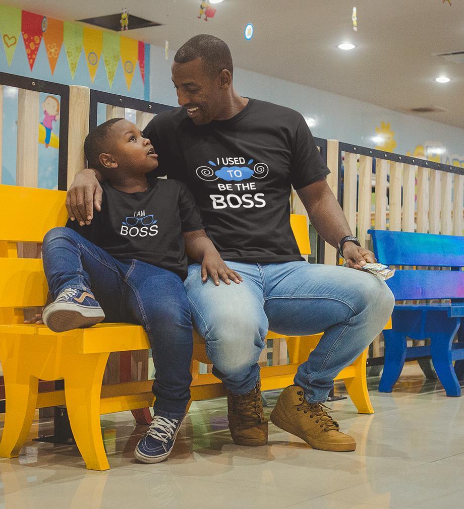 I Used To Be Boss & I Am Boss Father and Son Matching T-Shirt- FunkyTradition