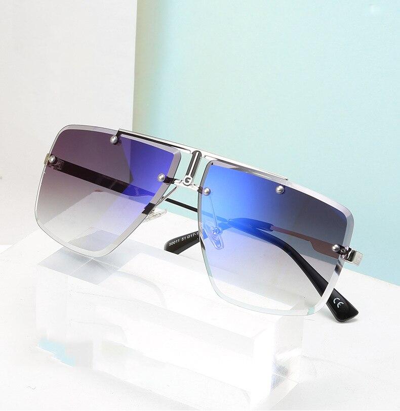 New Arrival Rim Less Gradient Sunglasses For Men And Women-FunkyTradition