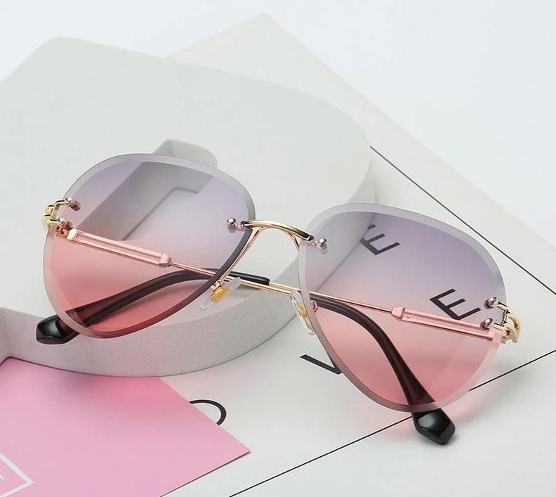 Stylish Rim Less Gradient Shades For Women-FunkyTradition