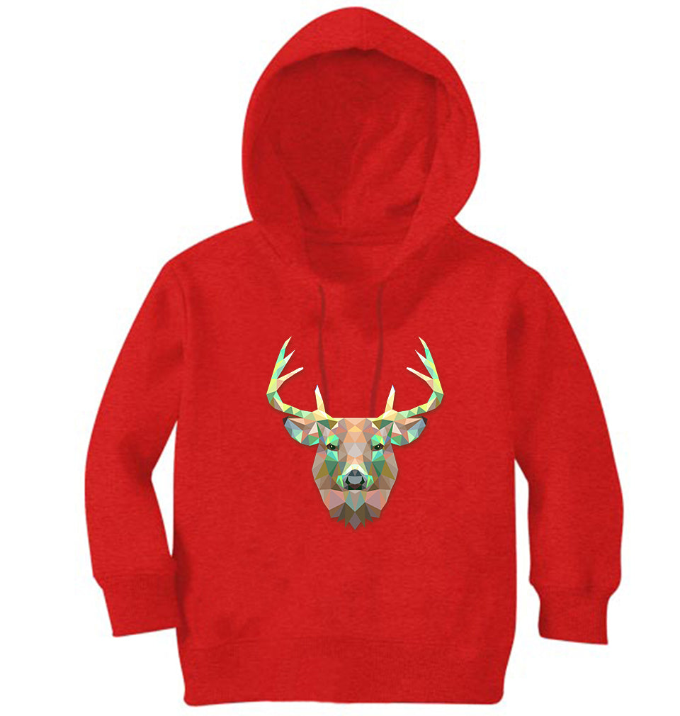 TRIANGLE DEER Hoodie For Girls -FunkyTradition