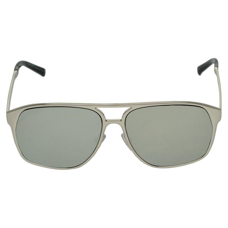 Rectangle Grey and Silver Sunglasses For Men And Women-FunkyTradition