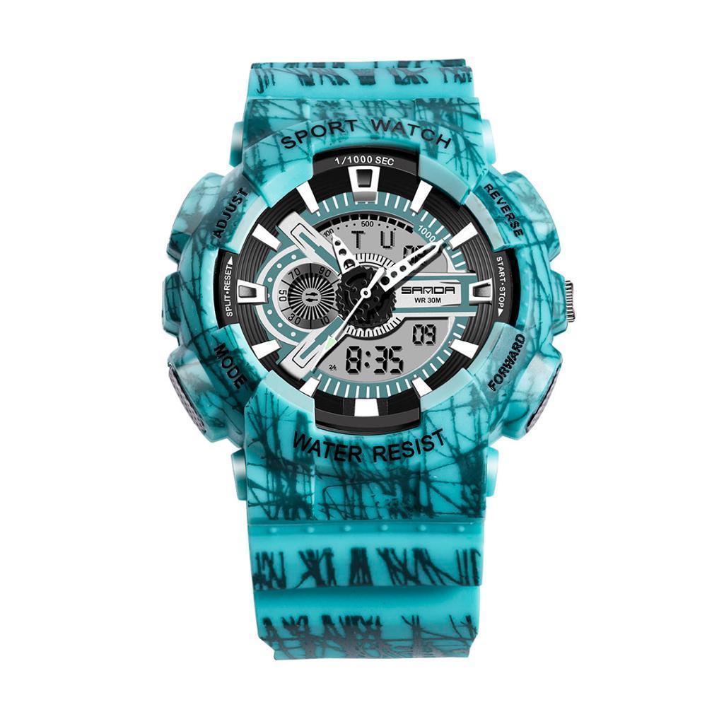 Multi-function Colorful Sport Military Digital Wrist Watches For Men And Women-FunkyTradition