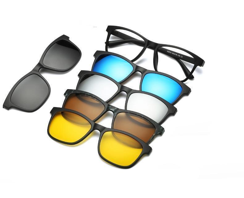 New Magnetic Frame Wayfarer Square Sunglasses For Men -FunkyTradition
