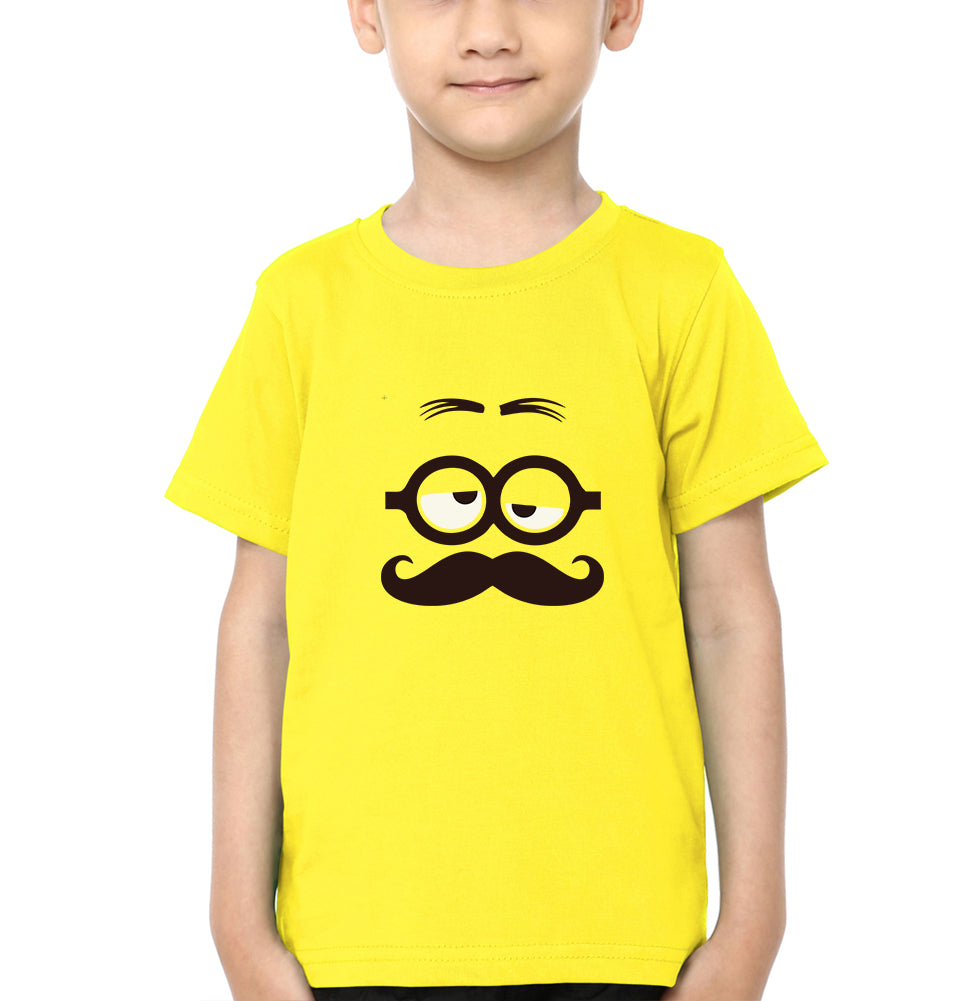 Minion Half Sleeves T-Shirt for Boy-FunkyTradition