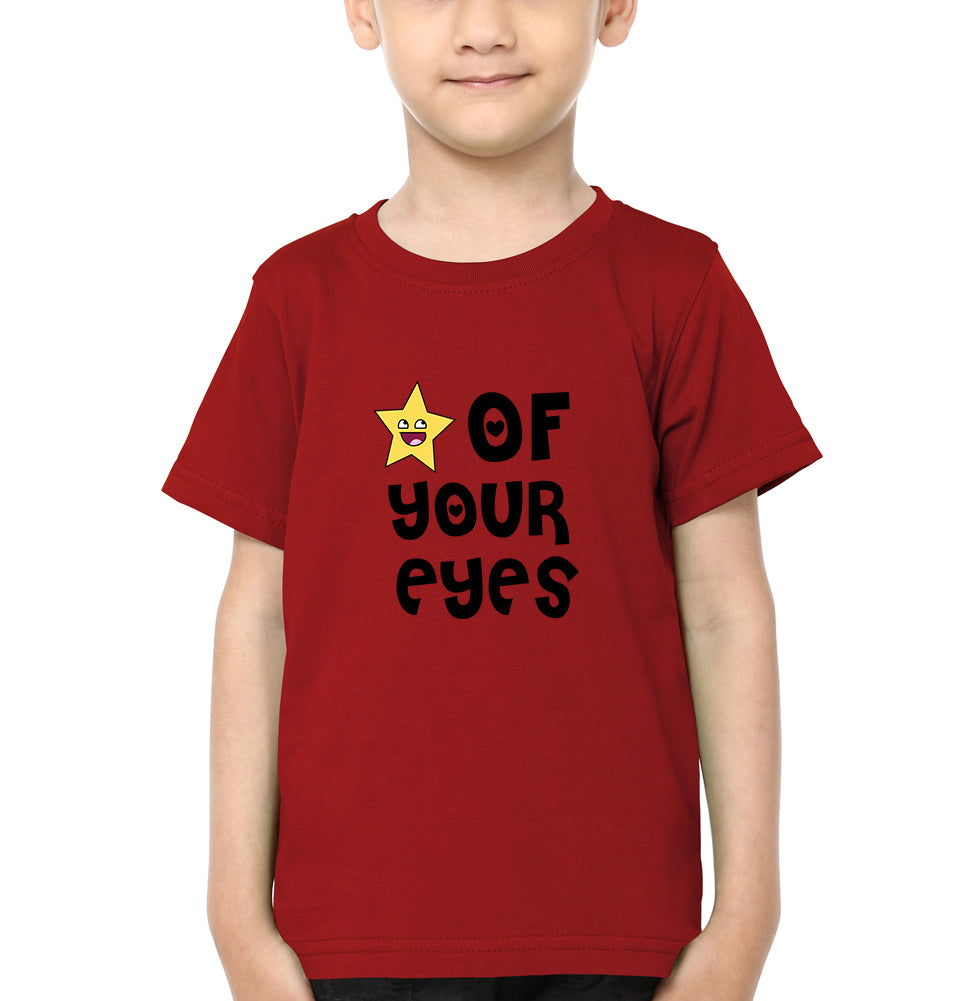 Star Of Your Eye Half Sleeves T-Shirt for Boy-FunkyTradition
