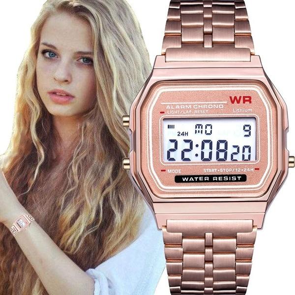 Stylish Rose Gold Business Wristwatch For Men And Women-FunkyTradition