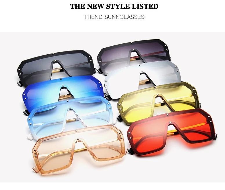 New Celebrity Oversized Square Sunglasses For Men And Women -FunkyTradition