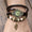 Women Luxury Leather Ladies Wrist Watch With Vintage Bracelet -FunkyTradition