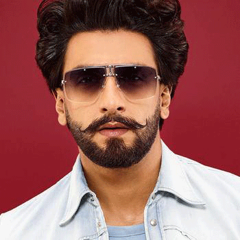 New Stylish Ranveer Singh Rimless Sunglasses For Men-FunkyTradition
