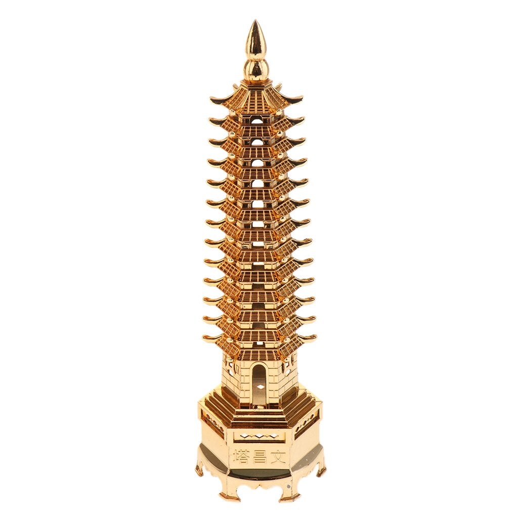 FunkyTradition Feng Shui Sanshiv Education Tower ( Pagoda ) Showpiece For Success And Happiness