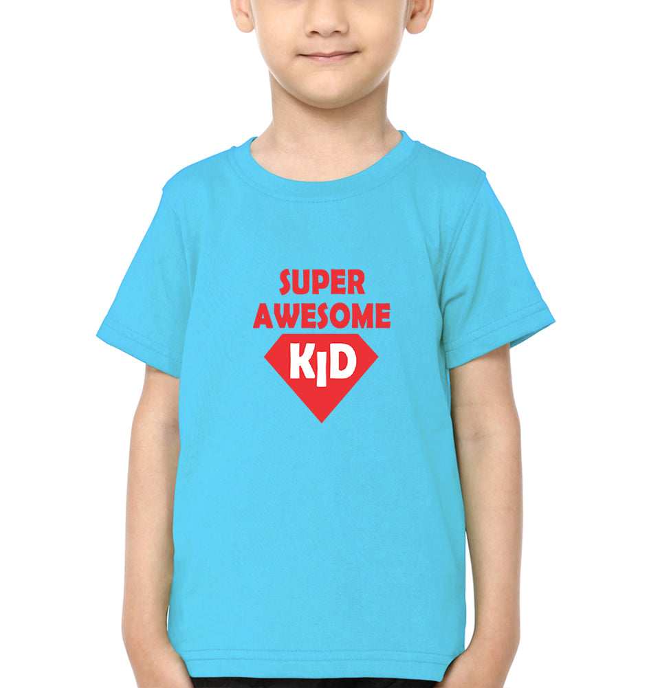 Super Awesome Kid Half Sleeves T-Shirt for Boy-FunkyTradition