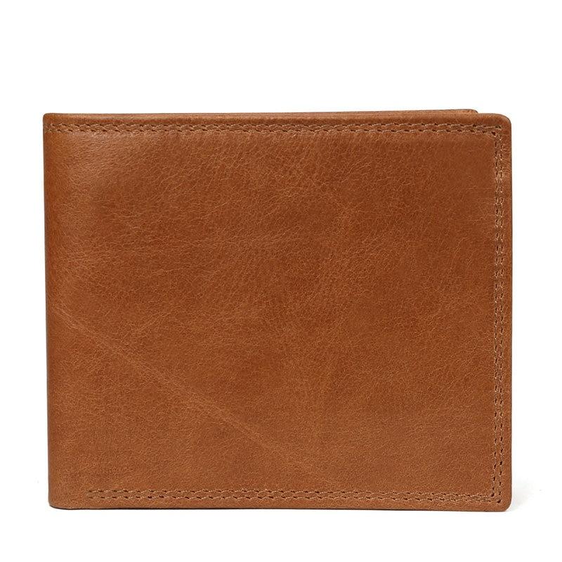 Vintage Genuine Leather Wallets For Men With Coin Pocket-FunkyTradition