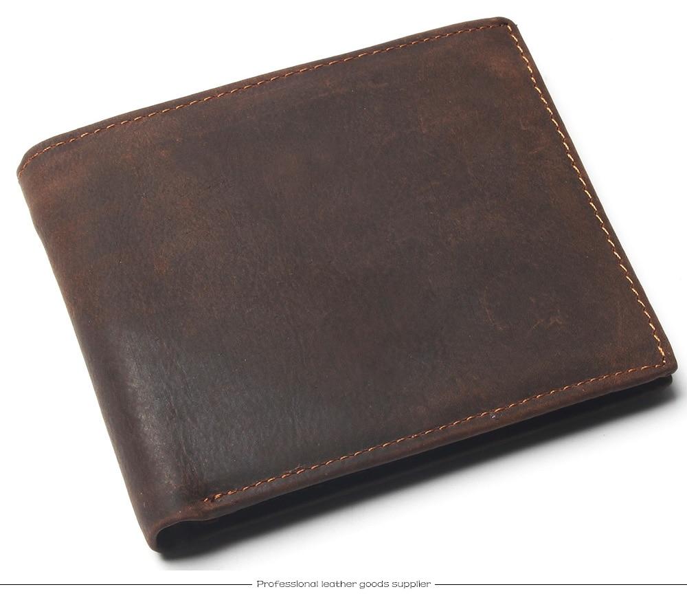 Stylish Vintage Square Mens Wallet With Coin Pocket-FunkyTradition