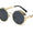 Vintage Retro Polarized Round Steampunk Sunglasses -FunkyTradition