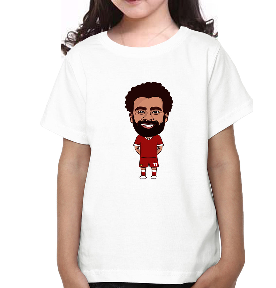 Mohamed Salah Half Sleeves T-Shirt For Girls -FunkyTradition