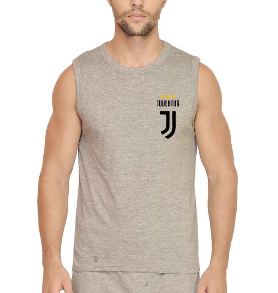 Juventus Logo Men Sleeveless T-Shirts-FunkyTradition