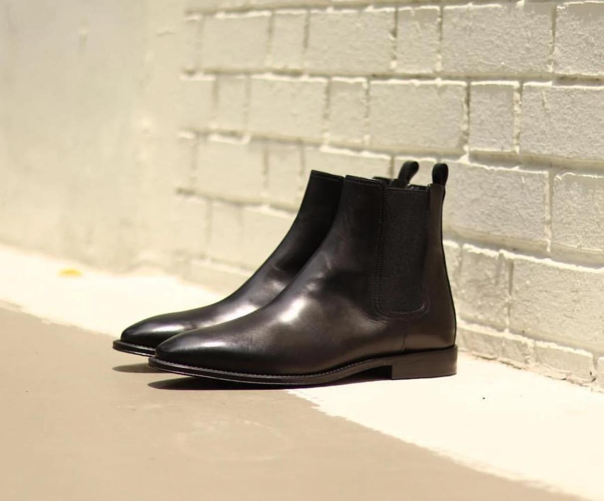 Mens Luxury Design Party Wear Premium Quality Chelsea Boot Shoes - FunkyTradition