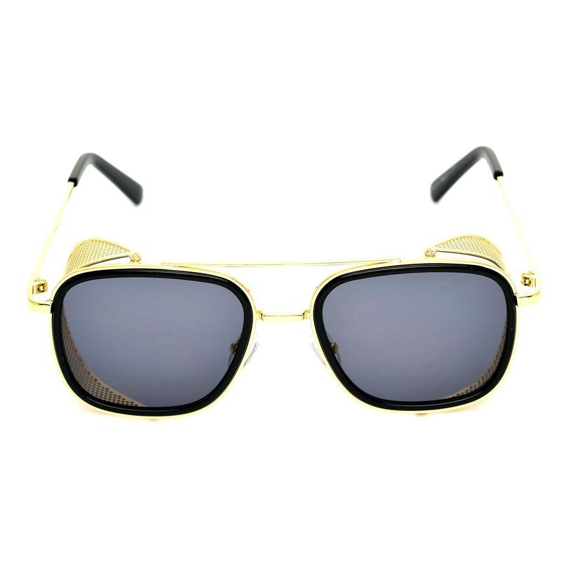 Square Red And Gold Sunglasses For Men And Women-FunkyTradition