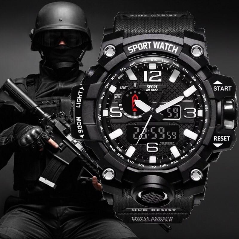 Stylish Trendy Military Army For Men's And Women Digital Sports Wristwatch-FunkyTradition