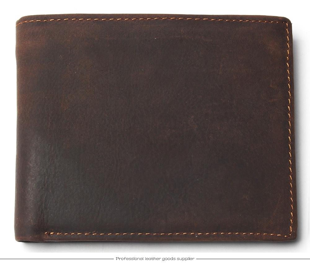 Stylish Vintage Square Mens Wallet With Coin Pocket-FunkyTradition