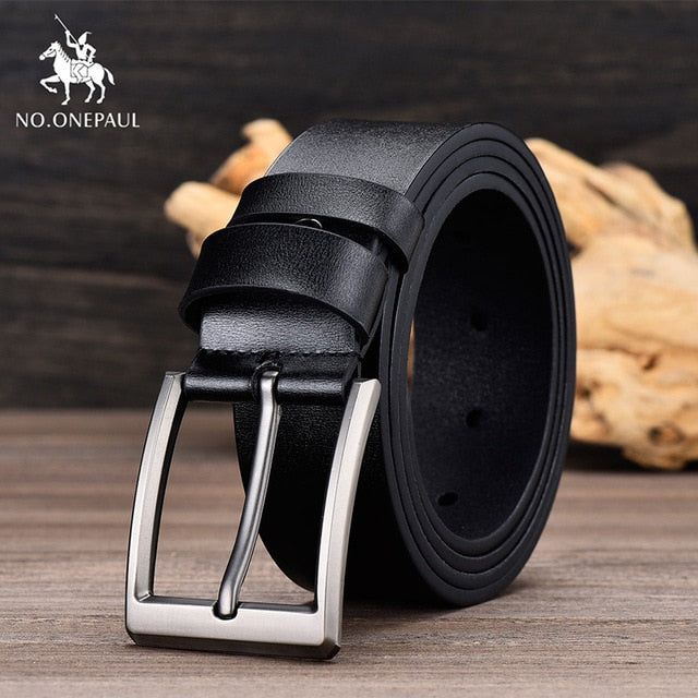 Premium Quality Pin Buckle Genuine Leather Belt For Men in Color Varia –  FunkyTradition
