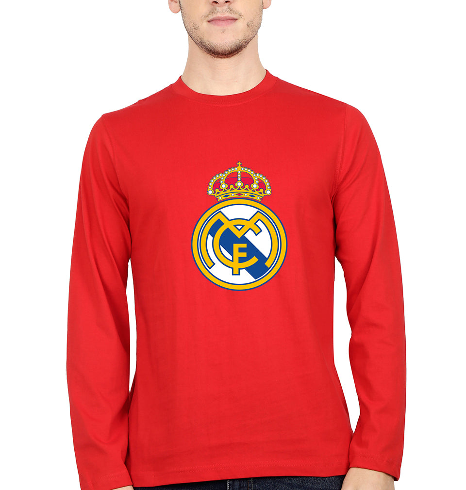 Real Madrid Full Sleeves T-Shirt For Men-FunkyTradition