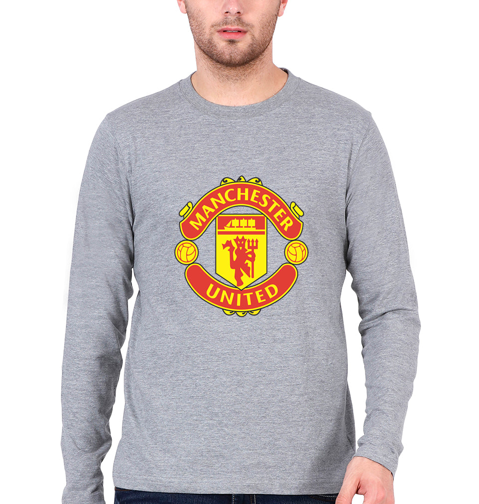 Manchester_United Full Sleeves T-Shirt For Men-FunkyTradition