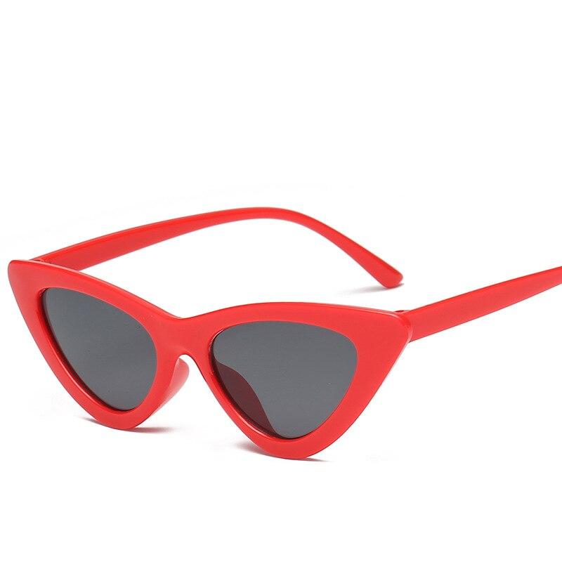 Vintage Cat Eye Sunglasses Women Leopard Frame Charm Red Heart Retro Brand  Designer Sun Glasses Shades Female - C6198A7AWIC