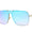 Stylish Rimless Pilot Vintage Gradient Sunglasses For Men And Women -FunkyTradition