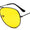 New Celebrity Transparent Aviator Frame Sunglasses For Men And Women -FunkyTradition