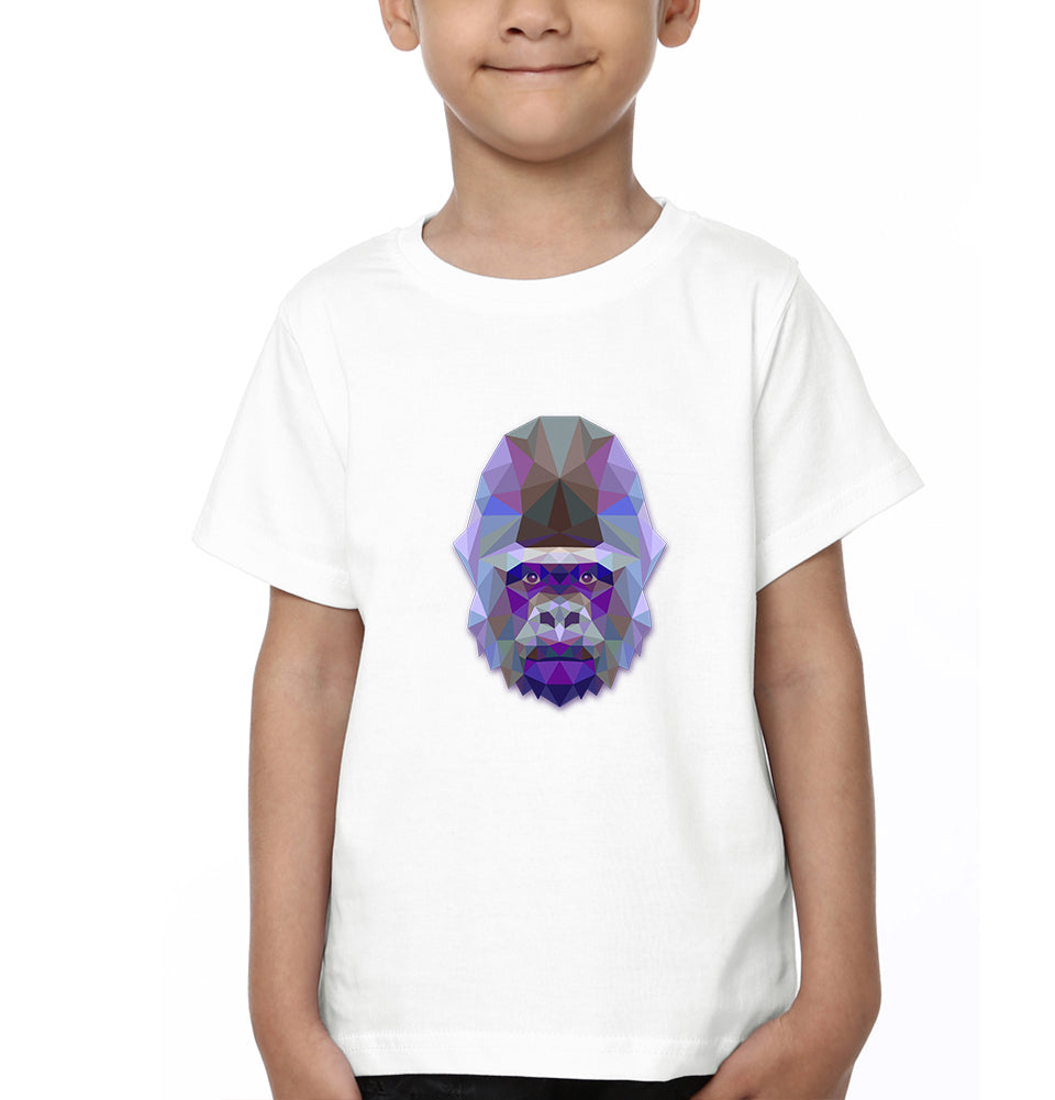 TRIANGLE GORILLA Half Sleeves T-Shirt for Boy-FunkyTradition