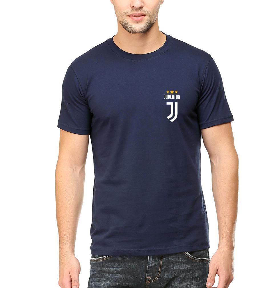 Juventus Logo Men Half Sleeves T-Shirts-FunkyTradition