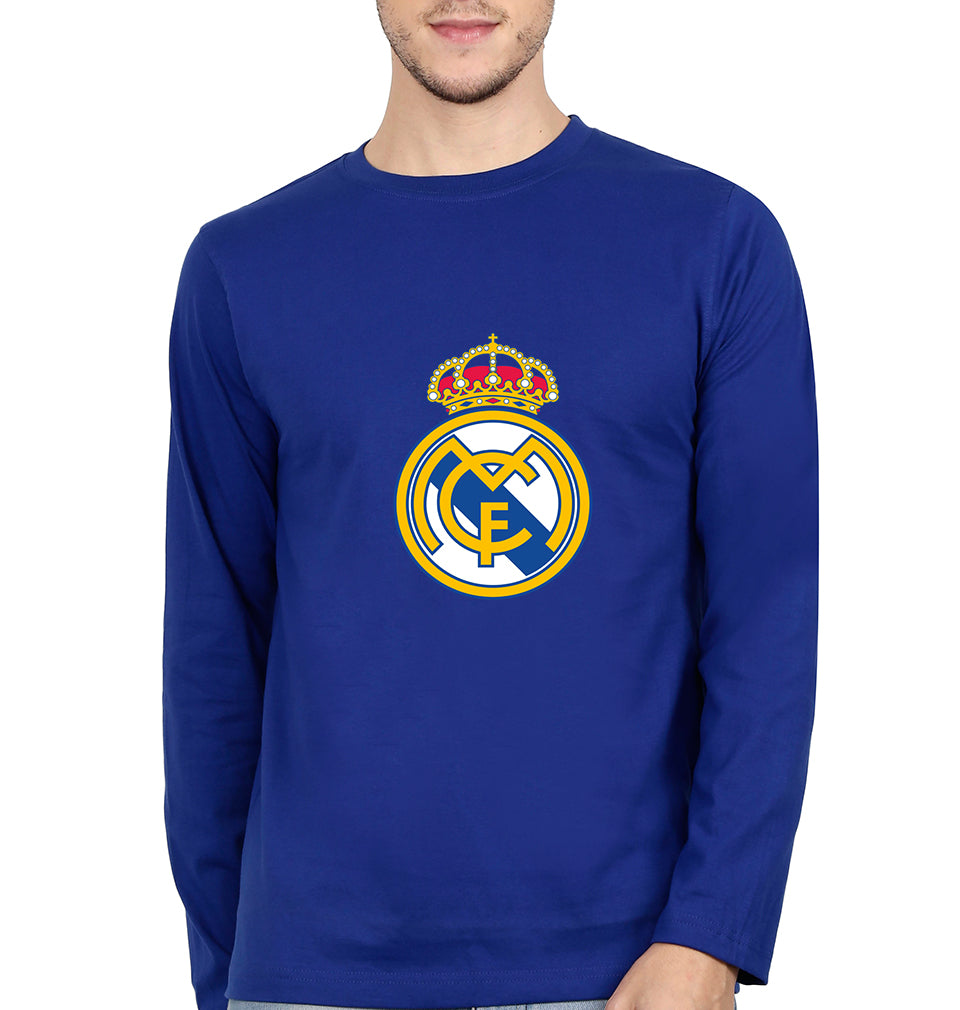 Real Madrid Full Sleeves T-Shirt For Men-FunkyTradition
