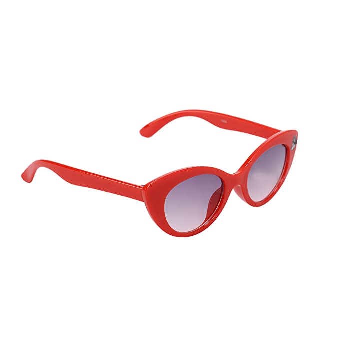 Red Mickey Mouse Cateye Sunglasses For Boys And Girls-FunkyTradition (4+ Kids Sunglasses)