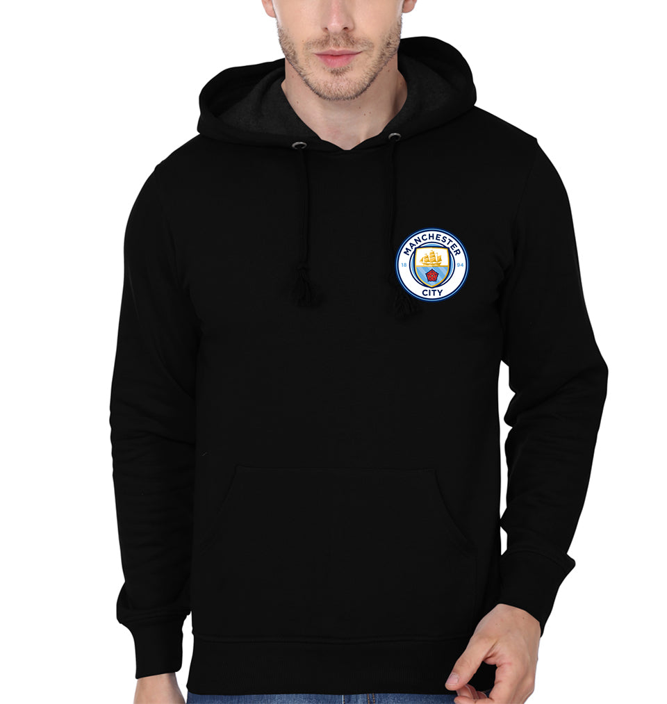 Manchester City Logo Hoodie For Men-FunkyTradition