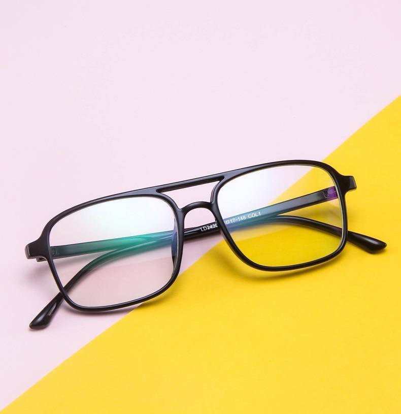 Stylish Retro Square Frame Eyewear Spectacle For Men And Women - FunkyTradition