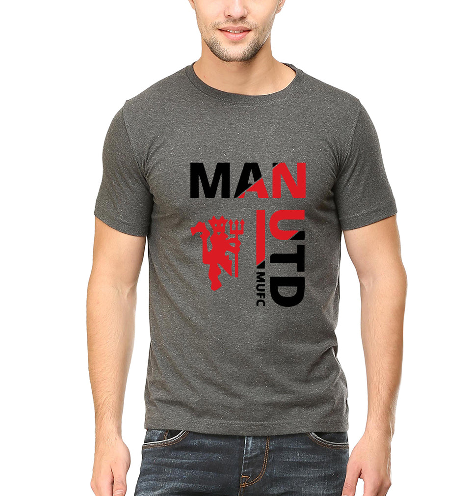 Manchester United Half Sleeves T-Shirt For Men-FunkyTradition