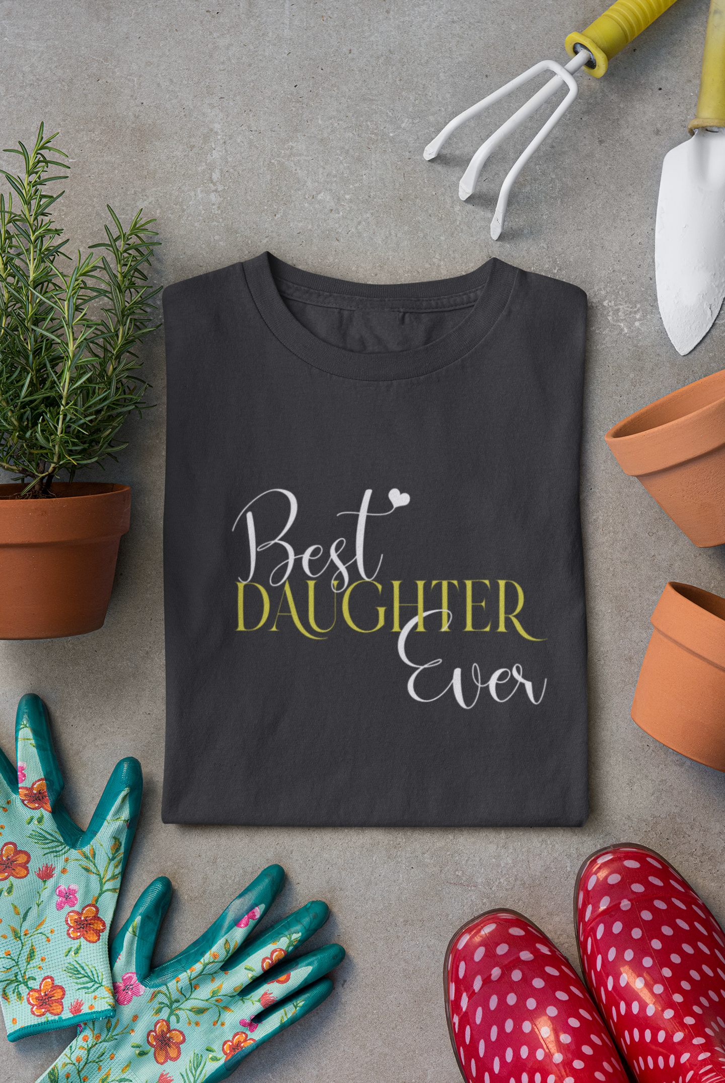 Best Dad Ever Father and Daughter Black Matching T-Shirt- FunkyTradition