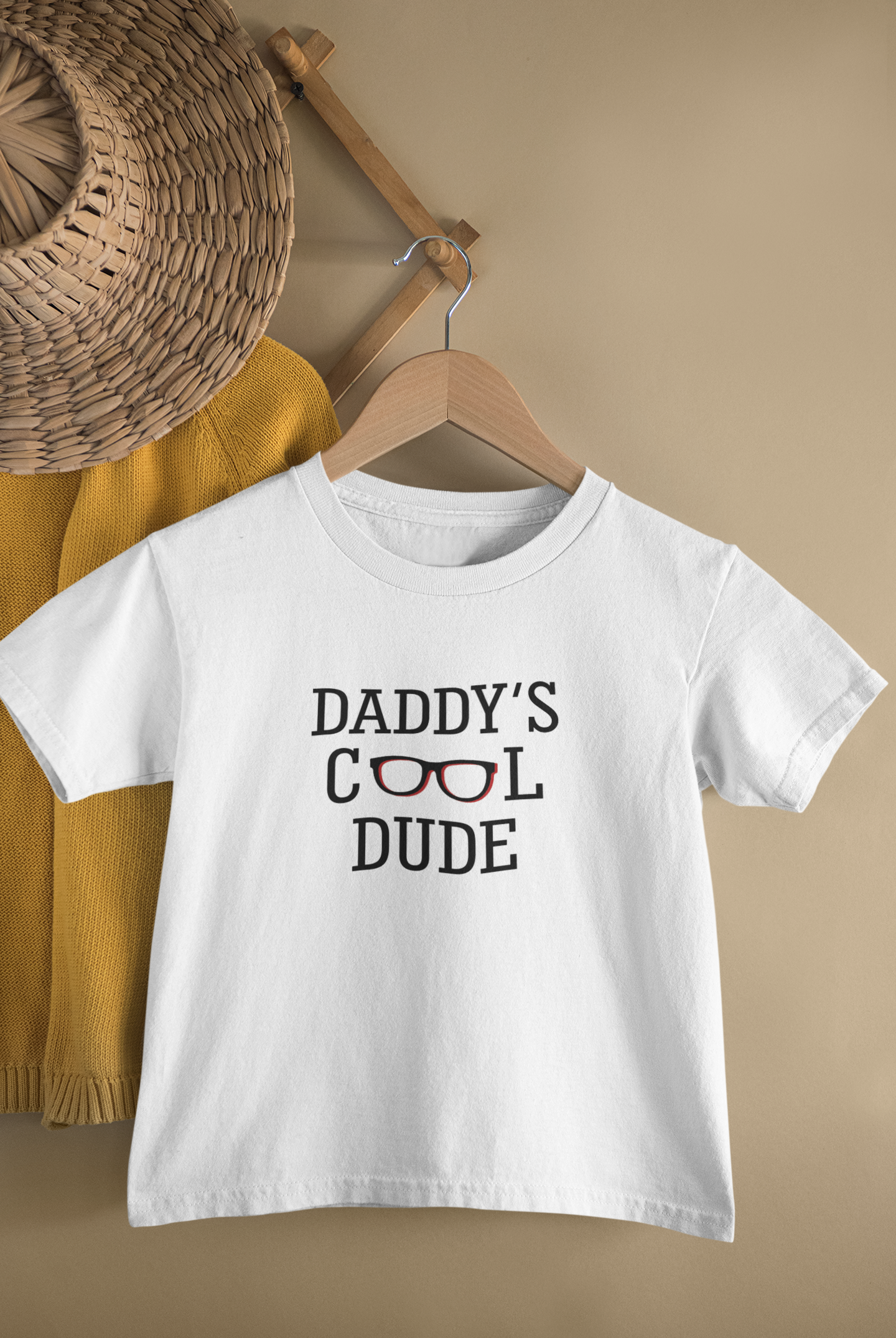 Daddy Cool Father and Son White Matching T-Shirt- FunkyTradition