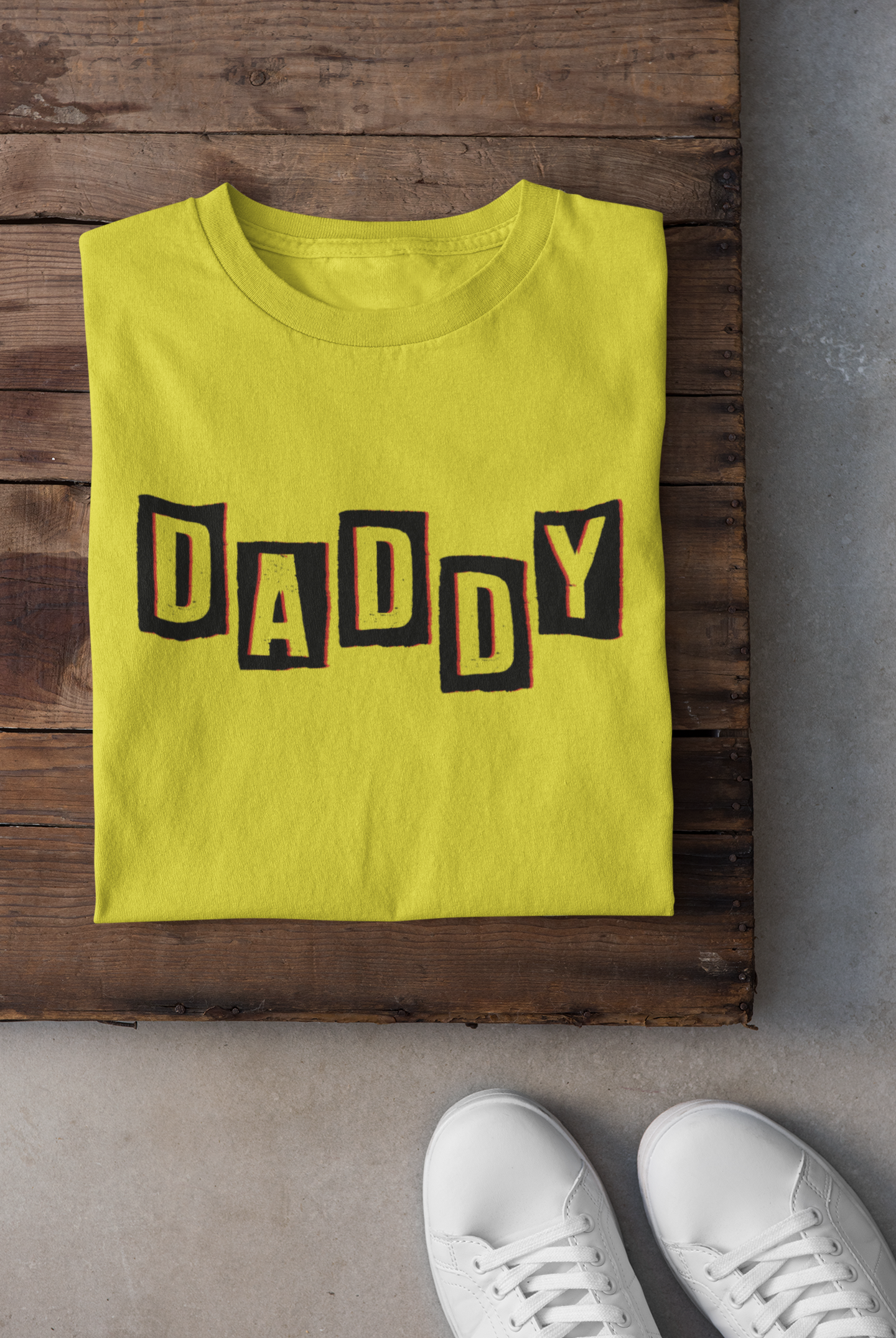 Daddy Father and Daughter Yellow Matching T-Shirt- FunkyTradition