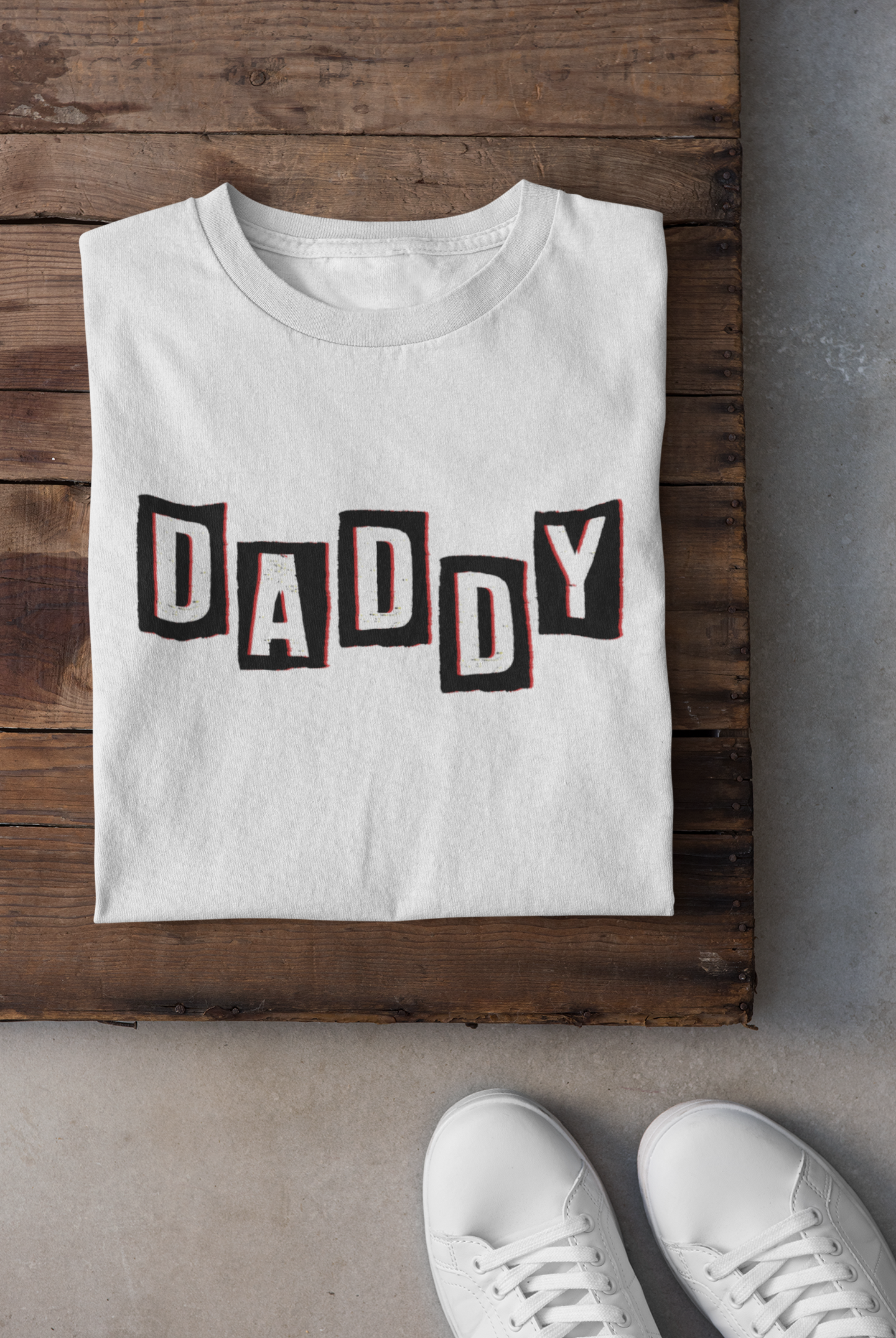 Daddy Father and Daughter White Matching T-Shirt- FunkyTradition