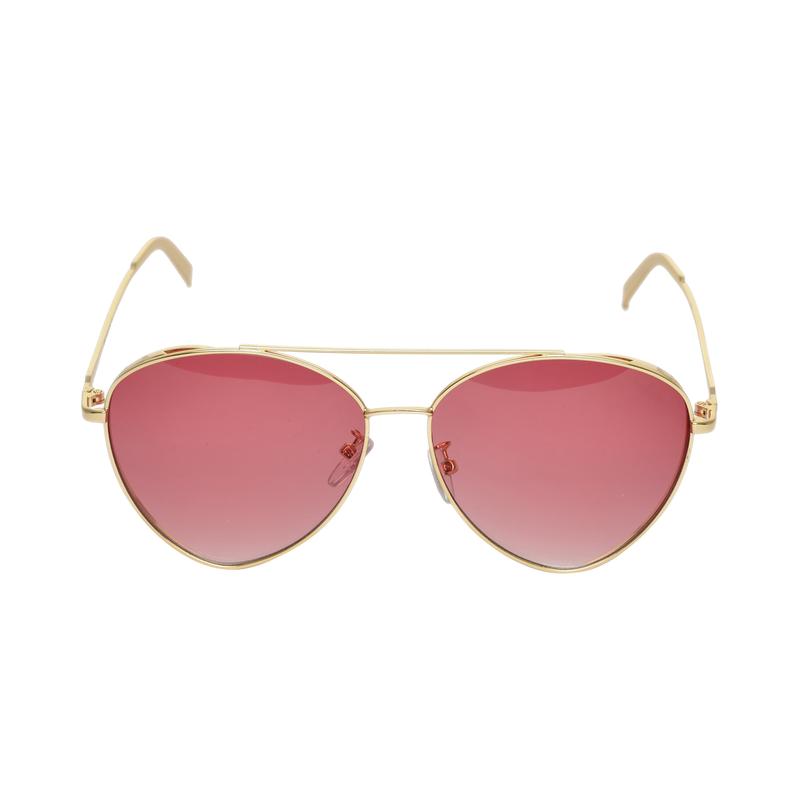 Square Pink And Gold Sunglasses For Men And Women-FunkyTradition