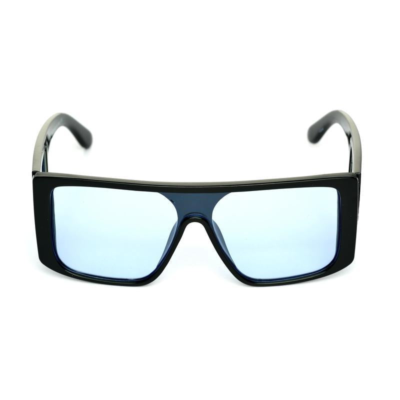 Rectangle Water Blue And Black Sunglasses For Men And Women-FunkyTradition