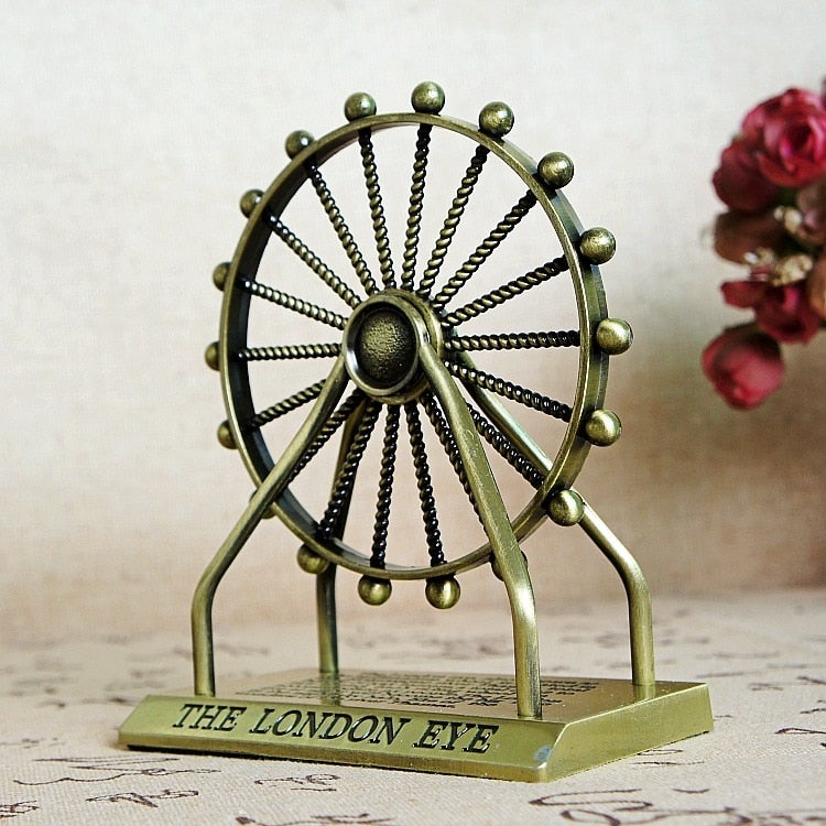 FunkyTradition The London Eye aka the Millennium Wheel Showpiece for Home Office Decor and Anniversary Birthday Gifts