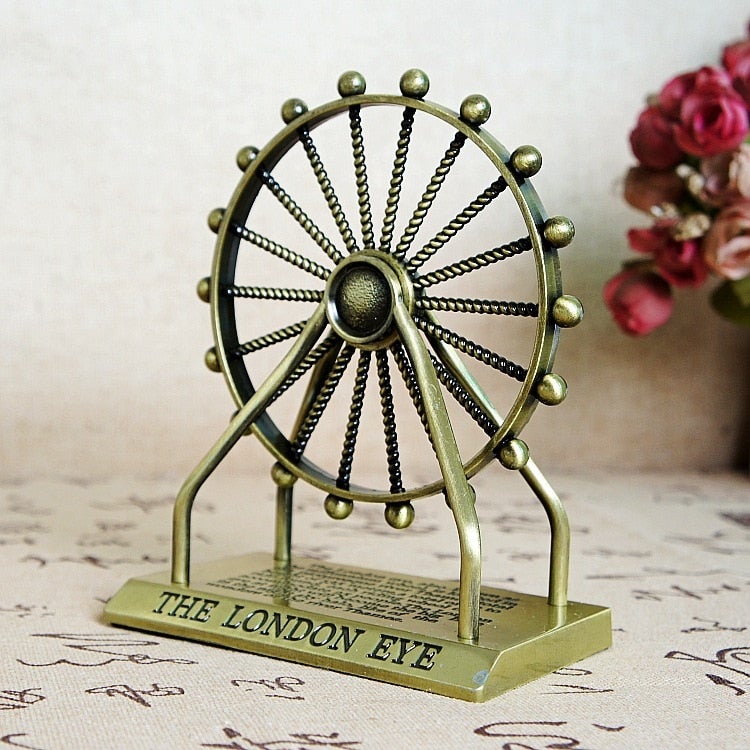 FunkyTradition The London Eye aka the Millennium Wheel Showpiece for Home Office Decor and Anniversary Birthday Gifts