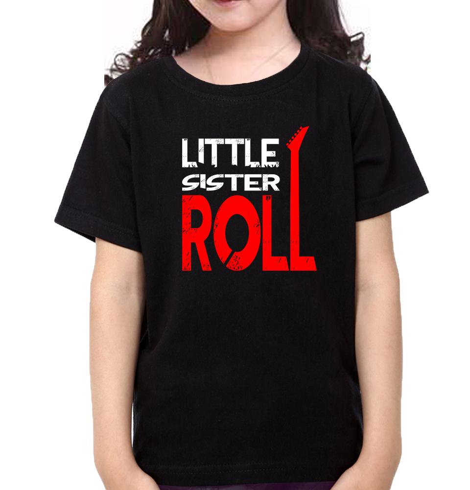 Rock N Roll Brother-Sister Kid Half Sleeves T-Shirts -FunkyTradition