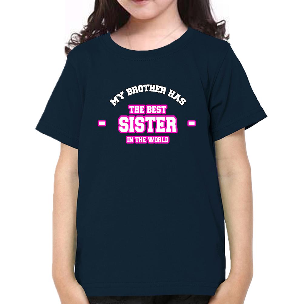 The Best Brother Sister In The World Brother-Sister Kid Half Sleeves T-Shirts -FunkyTradition